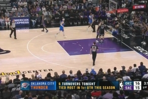 开云-开局有些毛躁！雷霆首节6失误平赛季纪录 亚历山大一人就有4个