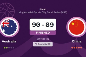 不败金身！澳大利亚男篮参加亚洲杯以来的全胜战绩来到18胜0负